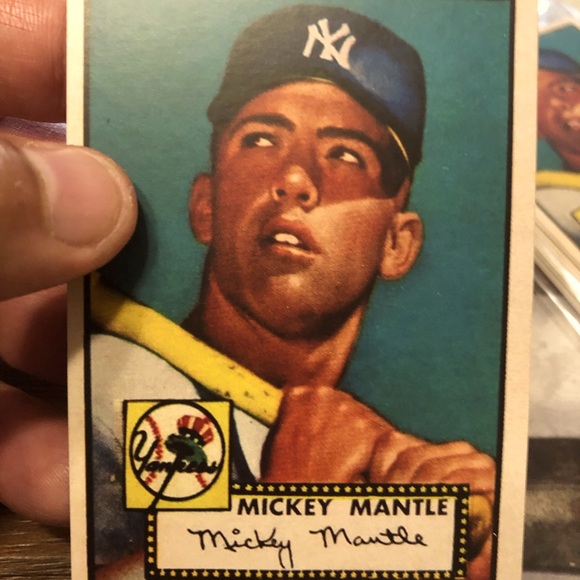 1952 rookie card Mickey Mantle (Rp) - Picture 1 of 3
